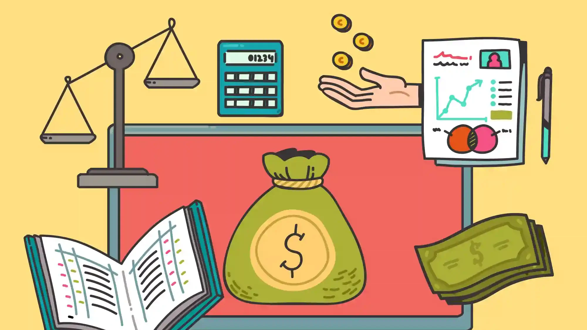 Bolsa de dinero y finanza