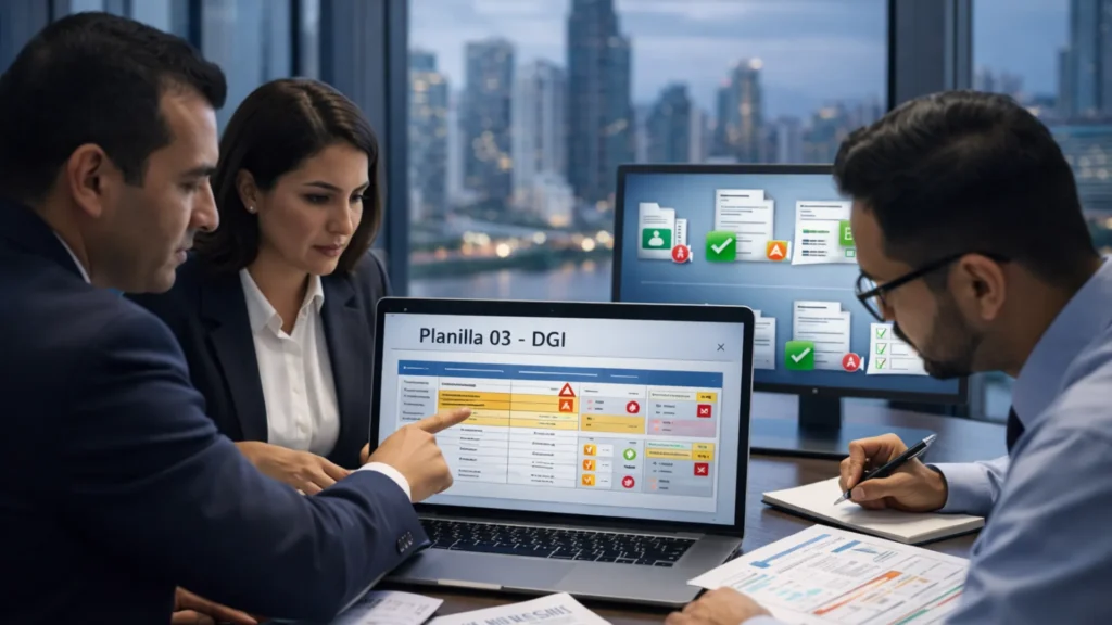 Errores - planilla - 03 - DGI