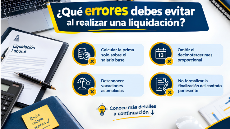 Liquidación laboral Panamá: Descripción de los errores más frecuentes al momento de hacer una liquidación de un empleado. 